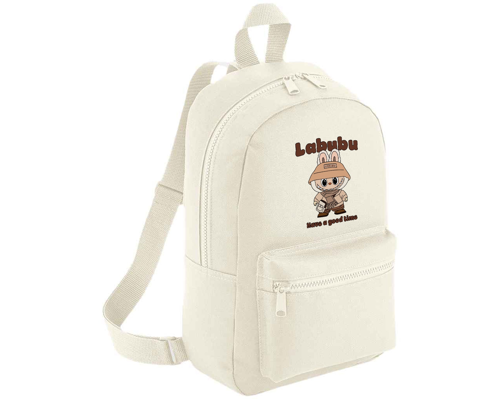 Labubu Backpack, Have A Good Time Cartoon Design, Unisex Travel, School & Everyday Kawaii Fashion Lovers Bag M8425