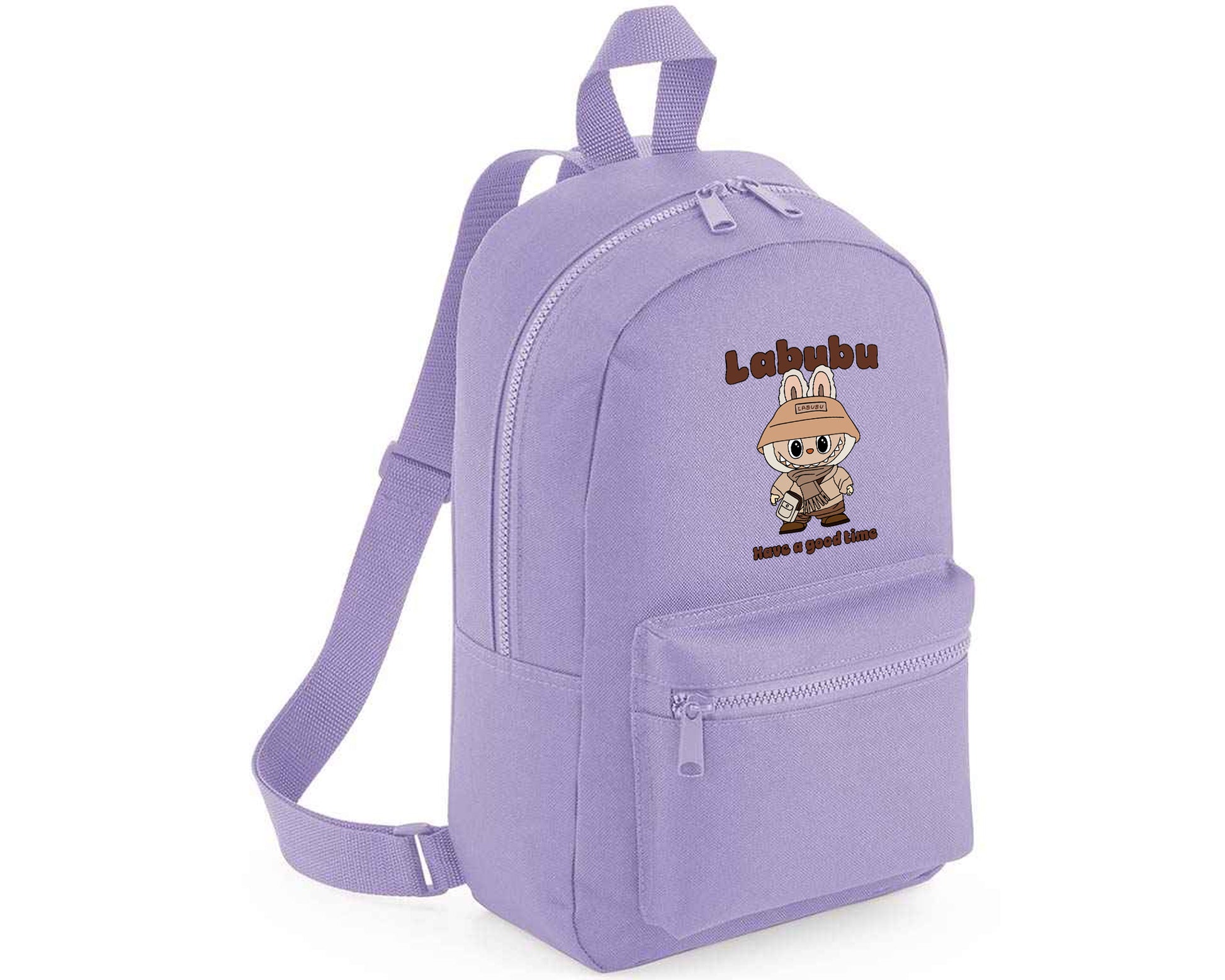 Labubu Backpack, Have A Good Time Cartoon Design, Unisex Travel, School & Everyday Kawaii Fashion Lovers Bag M8425