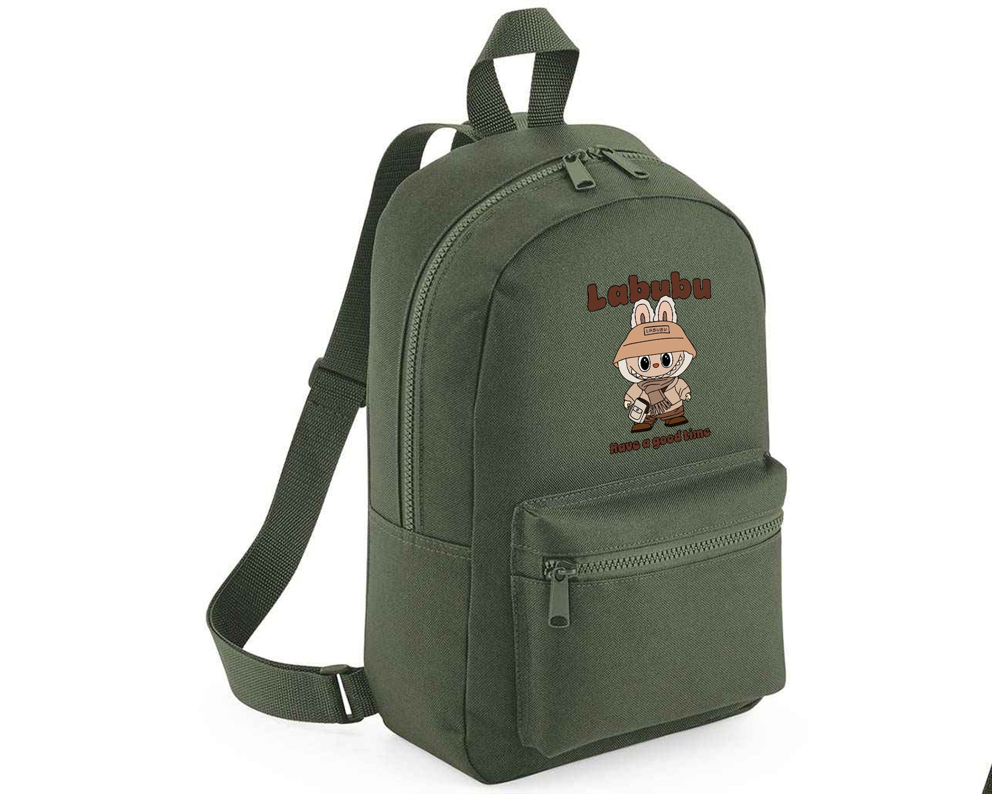 Labubu Backpack, Have A Good Time Cartoon Design, Unisex Travel, School & Everyday Kawaii Fashion Lovers Bag M8425