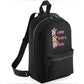 Labubu Look Who’s Here Backpack, Unisex Cartoon Printed Mini Essential Fashion Bag, Front Zip Pocket Kawayi Lovers M8426