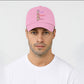 Labubu 5 Panel Cap, Look Who's Here Printed Orginal Design Hat, Pre-Curved Peak 100% Cotton Twill Cap M8426
