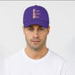 Labubu 5 Panel Cap, Look Who's Here Printed Orginal Design Hat, Pre-Curved Peak 100% Cotton Twill Cap M8426