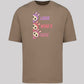 Labubu Look Who's Here T-Shirt, Funny 100% Cartoon Printed Graphic Tee, Oversized Fit Style For Anime Lovers Top M8426