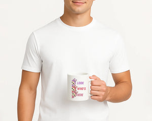 Labubu Cartoon Mug, Fun Character Trendy Cup with Comfortable Handle M8426