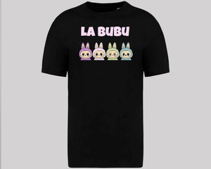 Labubu Graphic Oversize T-Shirt, Cool And Funny Cartoon Printed Tee, 100% Organic Cotton Gift For Men & Women M8427
