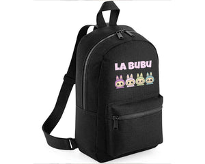 Labubu Bag Base Mini Backpack, Fashionable Everyday Backpack for Women & Men, Gift For Printed Cartoon Lovers M8427