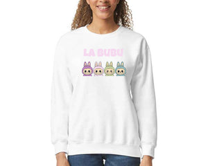 La Bubu Sweatshirt Unisex Funny Anime Classic Fit Jumper, Great Gift Idea for Pullover Fashion Lovers M8427