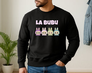 La Bubu Sweatshirt Unisex Funny Anime Classic Fit Jumper, Great Gift Idea for Pullover Fashion Lovers M8427