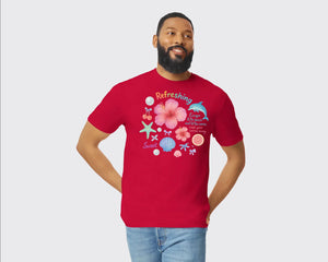 Refresh Sweet Summer Beach T-Shirt, Perfect Tee for Beach Days, Pool Parties & Chilling in Warm Weather 100% Ringspun Cotton M8439