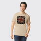 UK Flag Fashion T-Shirt, Contemporary Union Jack Graphic with Cool Casual Vibe, Stylish Everyday Wardrobe Essential M8442
