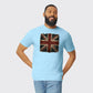 UK Flag Fashion T-Shirt, Contemporary Union Jack Graphic with Cool Casual Vibe, Stylish Everyday Wardrobe Essential M8442