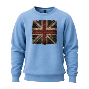 UK Flag Sweatshirt, Iconic British Inspired Pullover, Versatile and Trendy Casual Outfit M8442