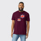 Union Jack Graphic Tee, Trendy UK Flag Design with Bold Details, Modern Casual T-Shirt for Stylish Outfits M8444