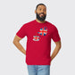Union Jack Graphic Tee, Trendy UK Flag Design with Bold Details, Modern Casual T-Shirt for Stylish Outfits M8444