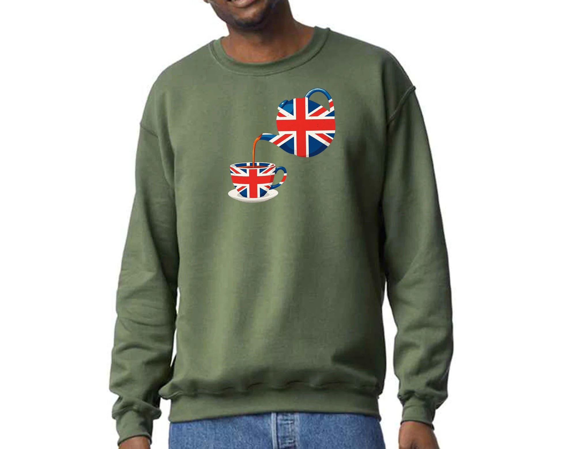 UK Flag Sweat Shirt M8444