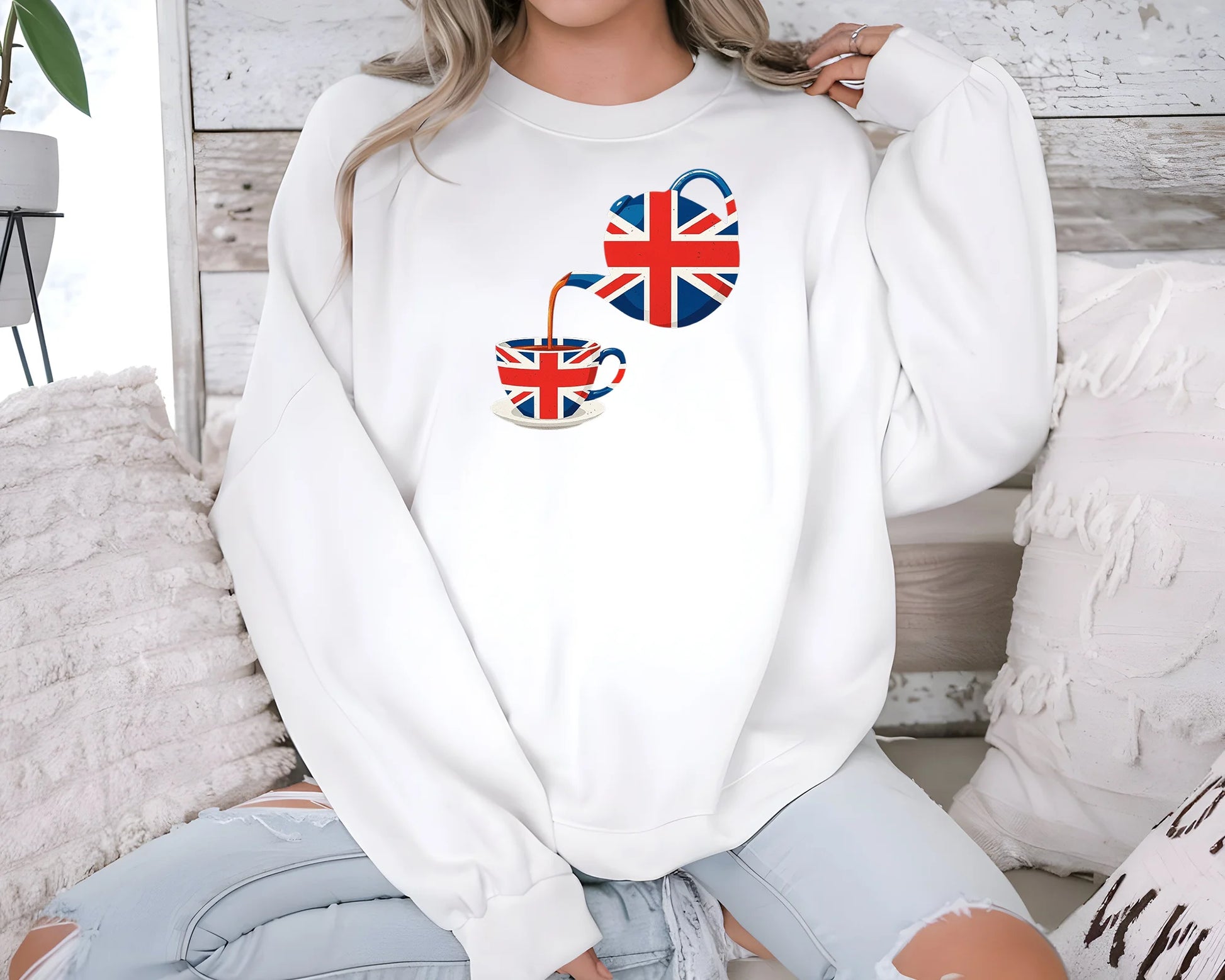 UK Flag Sweat Shirt M8444