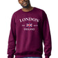UK Flag Sweatshirt, British Heritage Inspired Pullover, Soft and Durable Casual Wear M8445