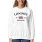 UK Flag Sweatshirt, British Heritage Inspired Pullover, Soft and Durable Casual Wear M8445