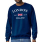 UK Flag Sweatshirt, British Heritage Inspired Pullover, Soft and Durable Casual Wear M8445