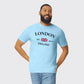 UK Flag Print T-Shirt, Stylish Union Jack Inspired Graphic with Modern Look, Casual Everyday Wear for Effortless Style M8445