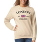 UK Flag Sweatshirt, British Heritage Inspired Pullover, Soft and Durable Casual Wear M8445
