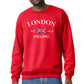 UK Flag Sweatshirt, British Heritage Inspired Pullover, Soft and Durable Casual Wear M8445