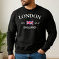 UK Flag Sweatshirt, British Heritage Inspired Pullover, Soft and Durable Casual Wear M8445