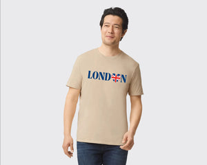 British Flag Graphic T-Shirt, Modern Union Jack Design with Trendy Aesthetic, Cool Everyday Fashion Statement Tee M8446