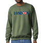 UK Flag Sweatshirt, Cool and Modern Design Pullover, Cozy Street Style Casual M8446