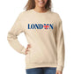 UK Flag Sweatshirt, Cool and Modern Design Pullover, Cozy Street Style Casual M8446