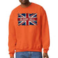 UK Flag Sweatshirt, Stylish Graphic Pullover, Trendy Everyday Casual Outfit M8447