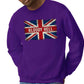 UK Flag Sweatshirt, Stylish Graphic Pullover, Trendy Everyday Casual Outfit M8447