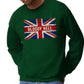 UK Flag Sweatshirt, Stylish Graphic Pullover, Trendy Everyday Casual Outfit M8447