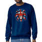 UK Flag Sweatshirt, Classic Pullover with Bold British Emblem, Comfortable Casual Wear M8448