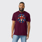UK Flag Design T-Shirt, Bold British Graphic Tee with Modern Detailing, Trendy Casual Wear for Everyday Style M8448