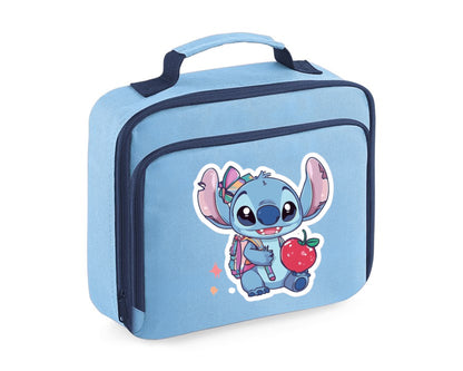 Stitch Kids Lunch Bag Cute Disney Back To School Bag For Boys & Girls, Insulated & Easy To Carry PEVA Lining Bag M8477