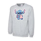 Back To School Kids Sweatshirt, Cute Stitch Design Crew Neck Jumper, Boys & Girls, Ideal For Fall & Class Days M8477