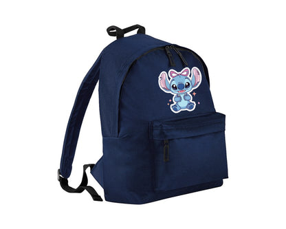 Stitch Kids Backpack, Cute Cartoon Printed Back To School Bag For Boys & Girls, Disney Fashion Schoolbag M8477