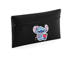 Stitch Pencil Case, Disney Back To School Stationery Bag For Kids, Cute & Spacious Design, Trendy & Durable Design M8477