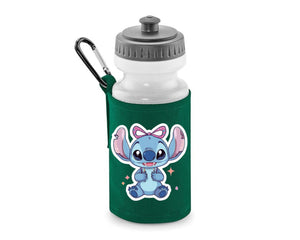 Stitch Back To School Water Bottle For Kids, Cute Stitch Design Drinkware, Safe, Durable & Great For School Lunch M8477