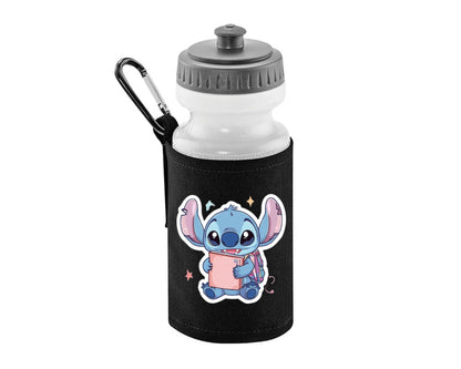 Stitch Back To School Water Bottle For Kids, Cute Stitch Design Drinkware, Safe, Durable & Great For School Lunch M8477