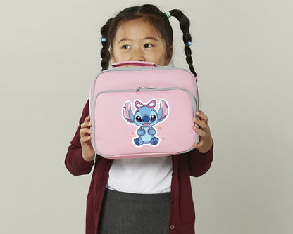 Stitch Kids Lunch Bag Cute Disney Back To School Bag For Boys & Girls, Insulated & Easy To Carry PEVA Lining Bag M8477