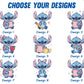 Stitch Kids Lunch Bag Cute Disney Back To School Bag For Boys & Girls, Insulated & Easy To Carry PEVA Lining Bag M8477