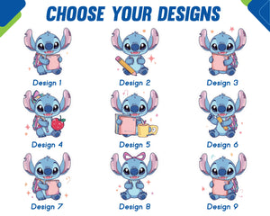Stitch Kids Lunch Bag Cute Disney Back To School Bag For Boys & Girls, Insulated & Easy To Carry PEVA Lining Bag M8477