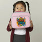 Welcome Back To School Lunch Cooler Bag, Insulated, Durable & Stylish For Kids, Perfect For School Front Zip Pocket Lunch Box Tote M8478
