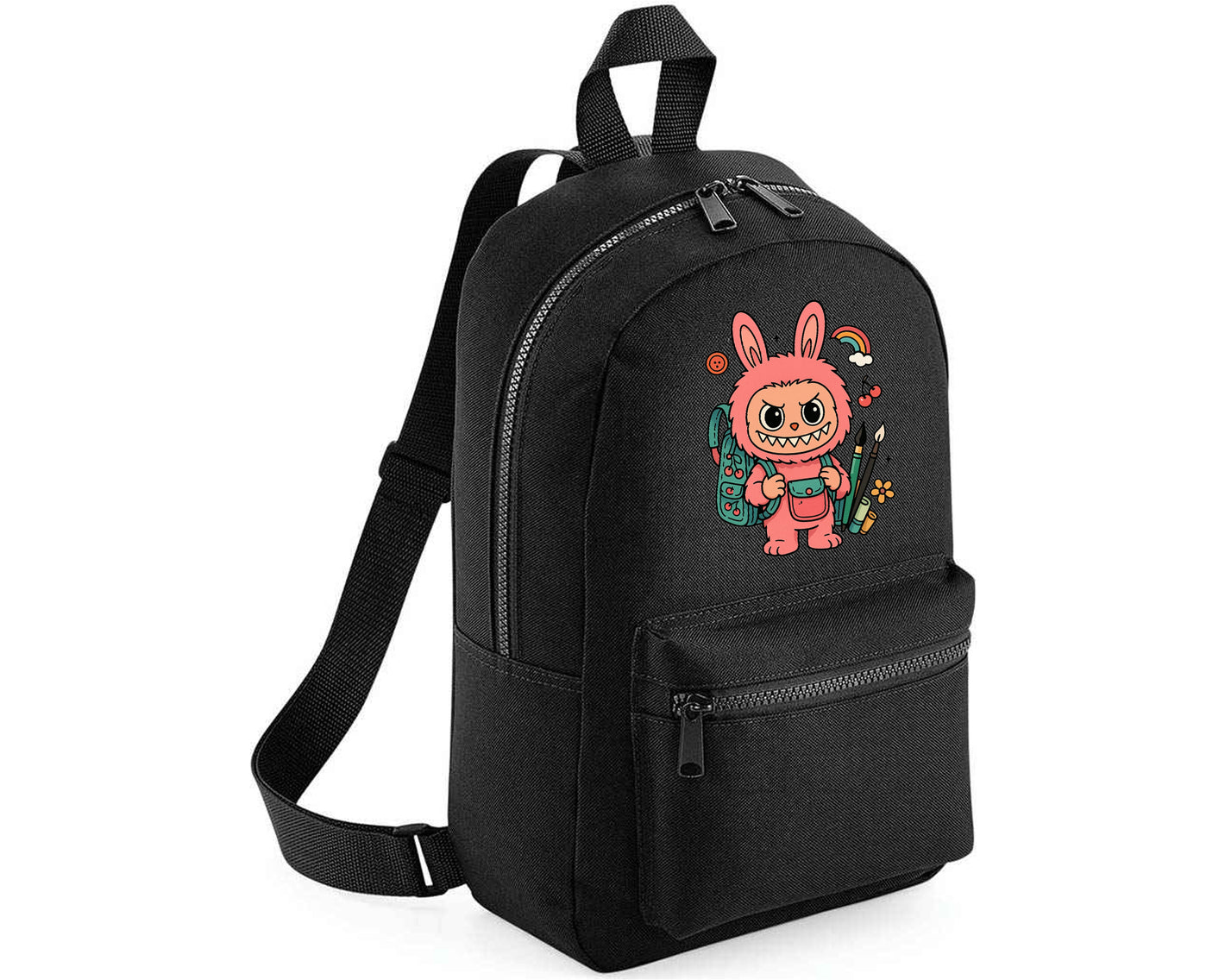 Labubu Kids Backpack, Funny & Stylish Printed Back To School Bag Boys & Girls, Cartoon Lovers Gift Backpack M8481