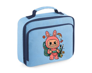 Back To School Kids Lunch Bag, Funny Adorable Labubu Design School Bag, Perfect For Insulated Lunch Bag M8481