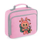 Back To School Kids Lunch Bag, Funny Adorable Labubu Design School Bag, Perfect For Insulated Lunch Bag M8481