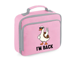Duck I'm Back Kids Lunch Bag, Back To School Cooler With Fully Insulation Lunch Box, Perfect For School Snacks & Meals M8482