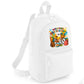 Back To School Kids Fashion Backpack, Cycle & Books Printed Bag, Trendy School Bag With Fun Graphics Boys & Girls M8484